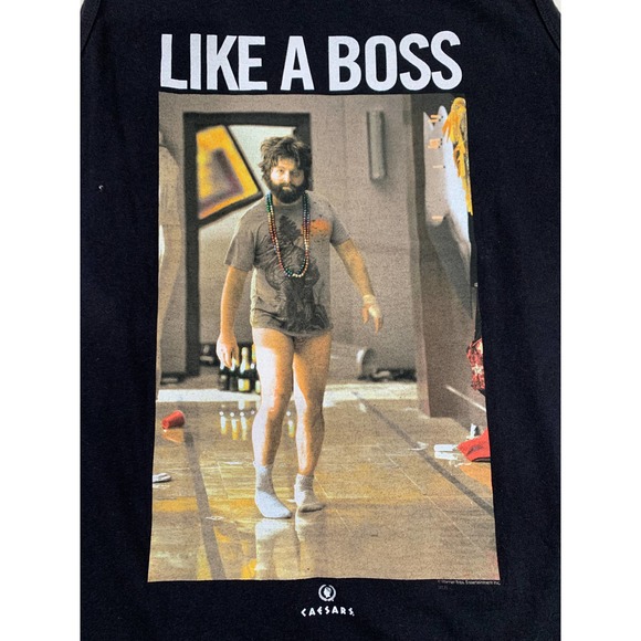 Caesars Like A Boss Black Graphic Top Tank Size 2XL - Picture 4 of 10